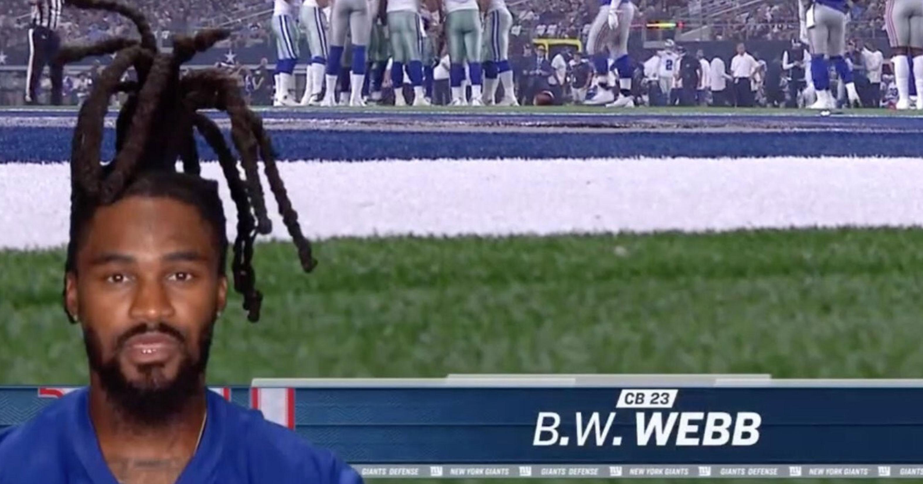Giants Cornerback B.W. Webb Gets Roasted On Twitter For His Hair