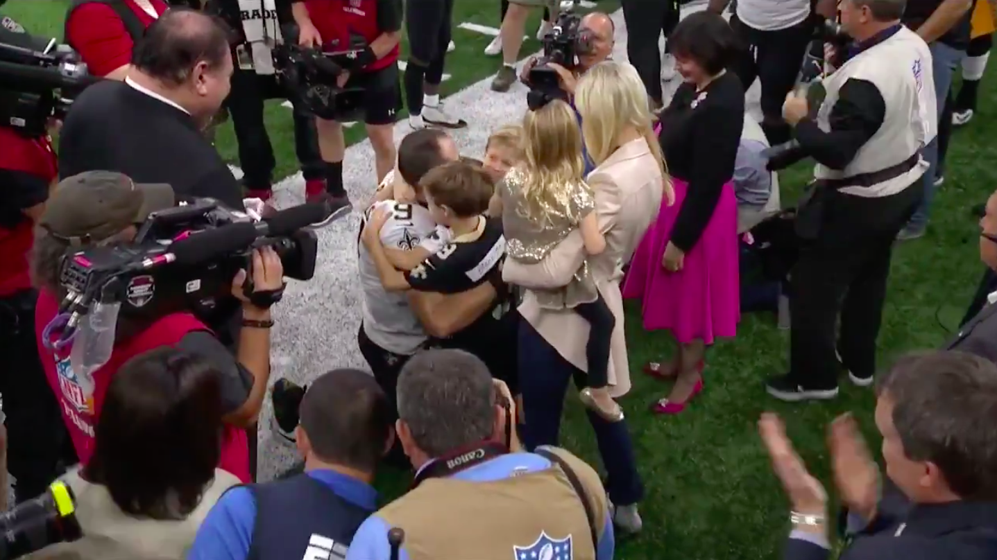 Drew Brees Shares Awesome Moment With His Kids After ...