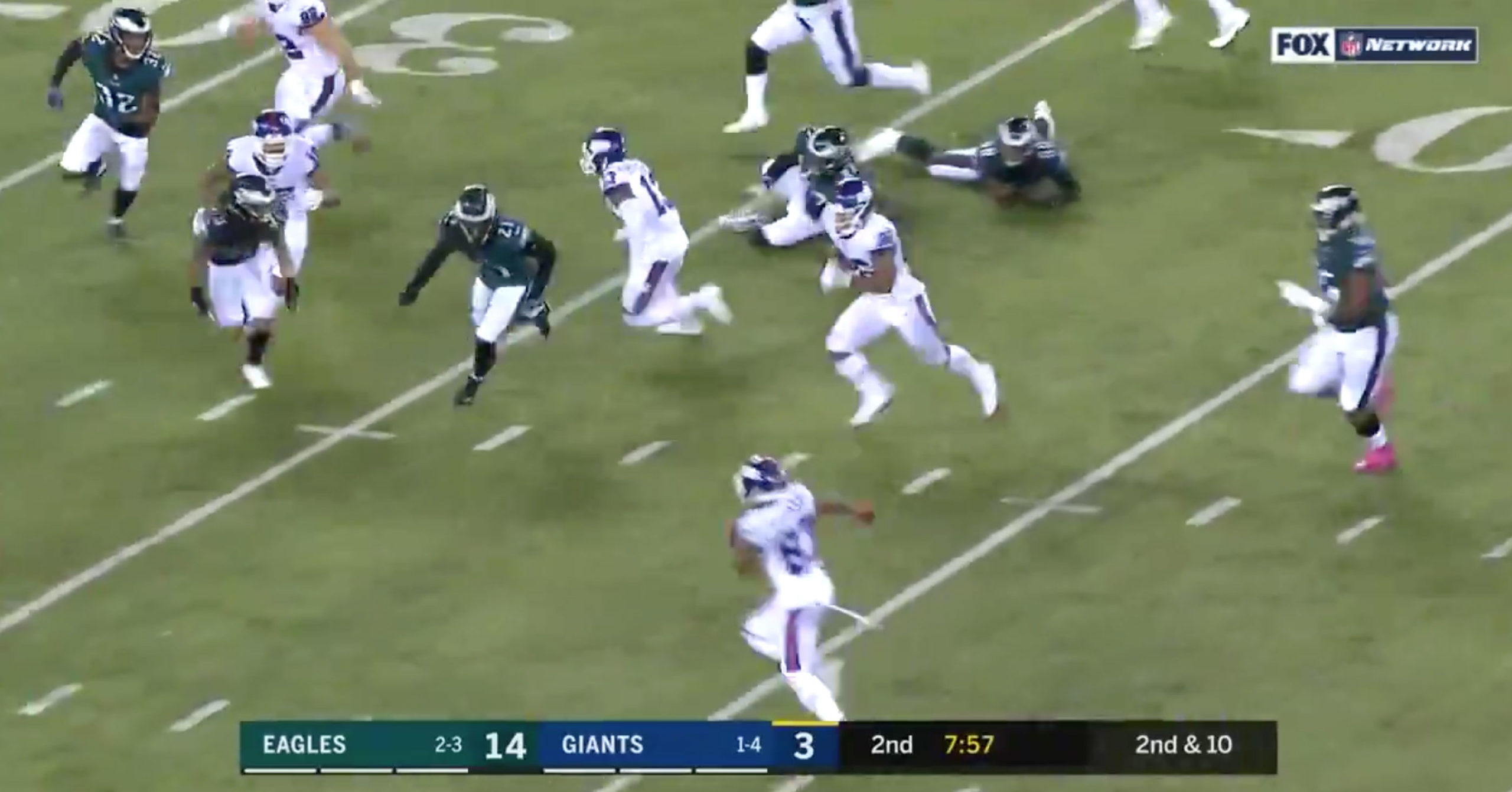 Saquon Barkley Breaks Every Single Tackle Eagles Throw At Him During 55