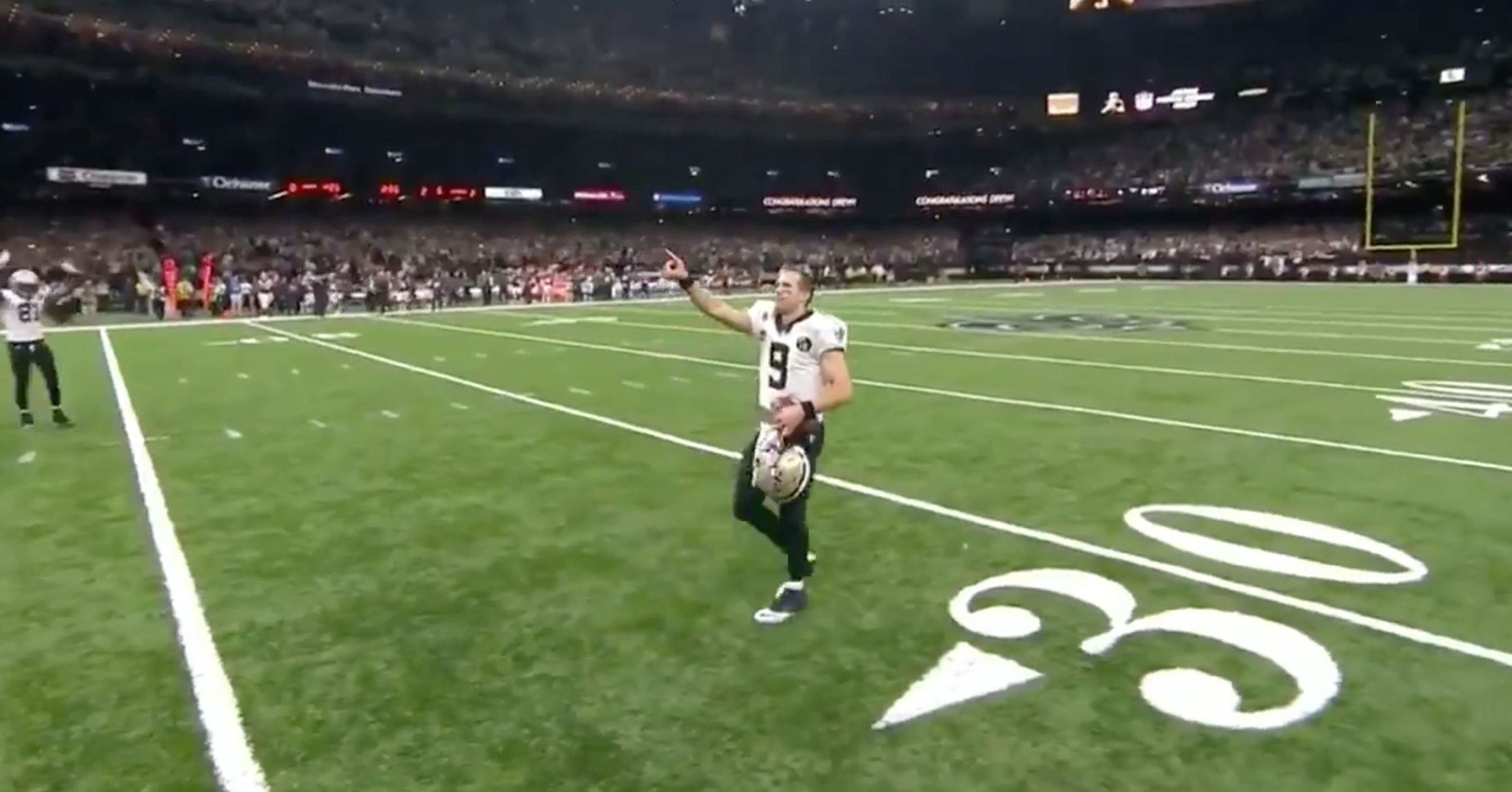 The NFL Flagged Drew Brees For Celebrating After Breaking The All-Time ...