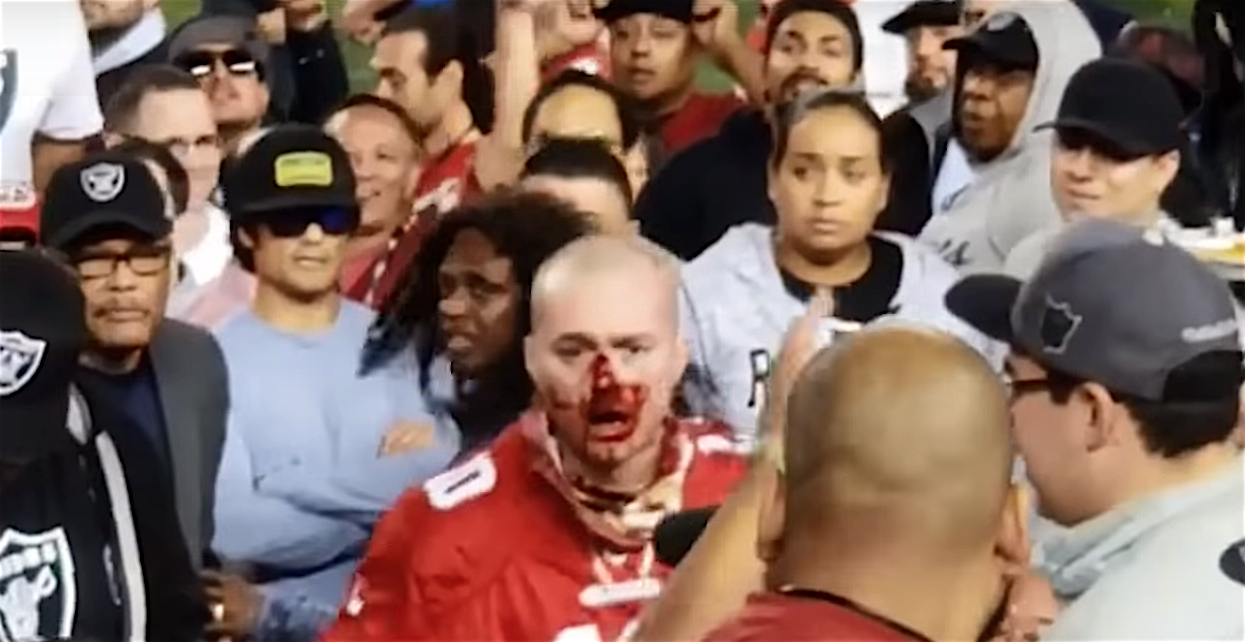 VIDEO: Fans fight at 49ers-Raiders game; 31 fans arrested, 93 ejected 