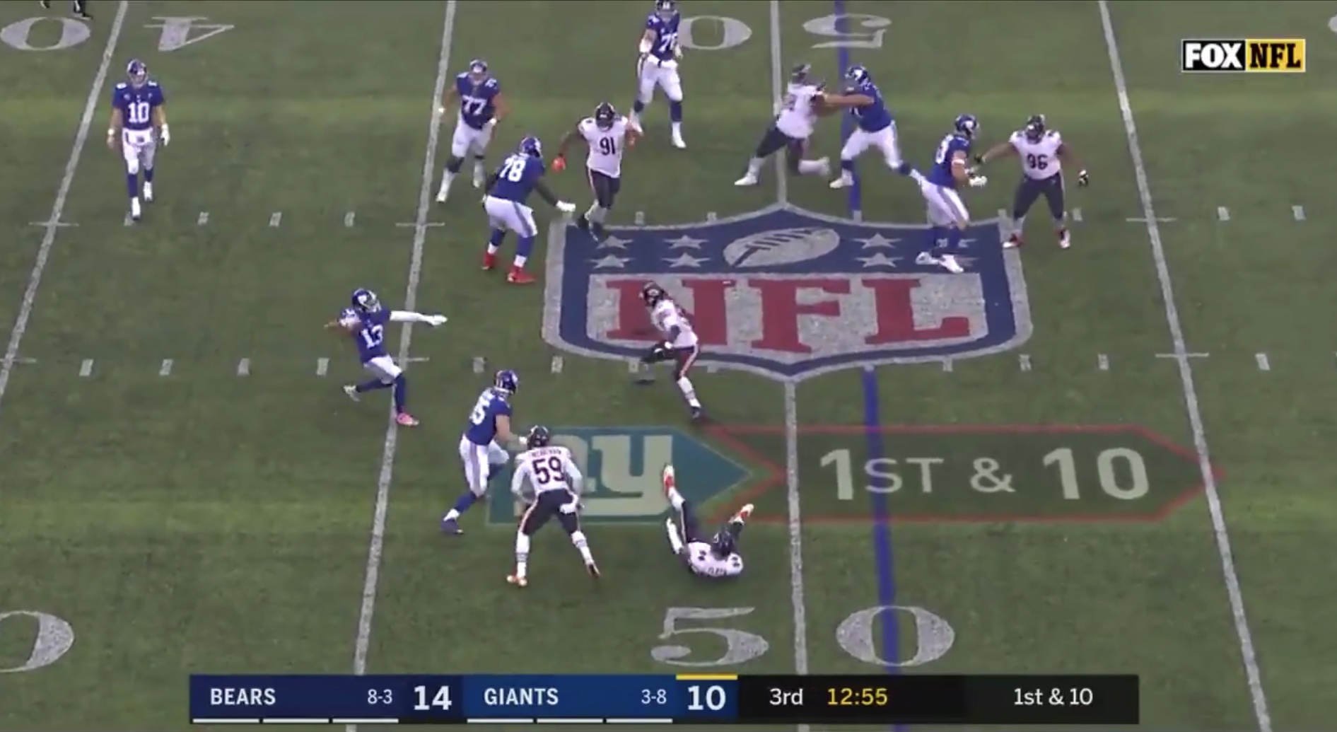 Odell Beckham Launches 49-Yard Touchdown Pass For His Second Of The Year1891 x 1035
