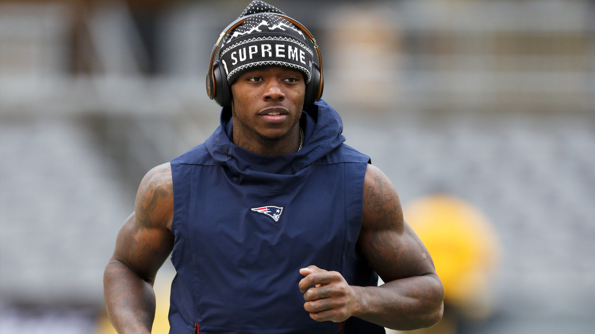Patriots Had Security With Josh Gordon At All Times And He Still pic photo