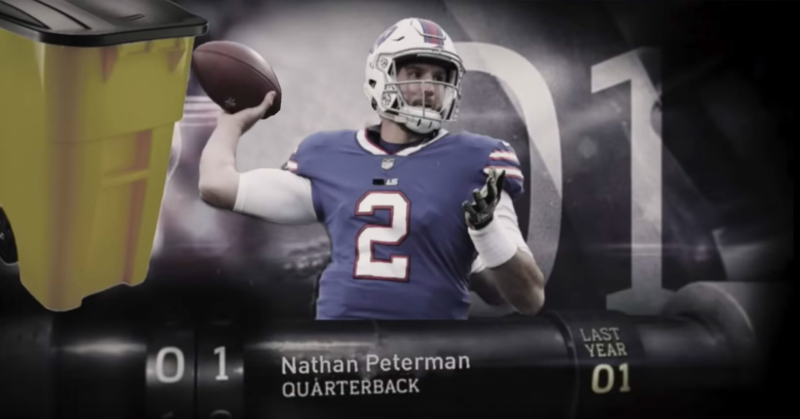 1: Nathan Peterman (QB, Bills), Top 100 Players of 2018