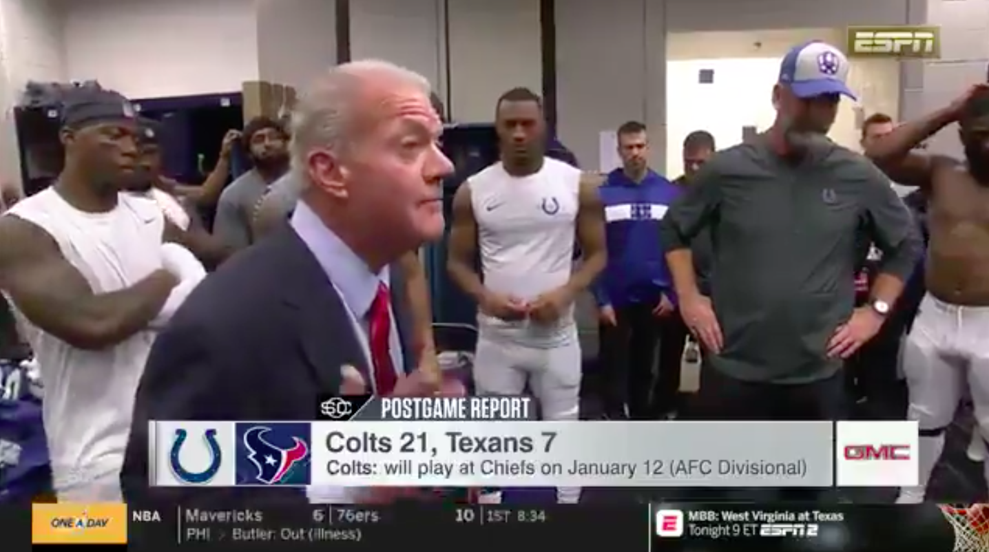 Jim Irsay's Weird Comment Is Going Viral On Saturday - The Spun