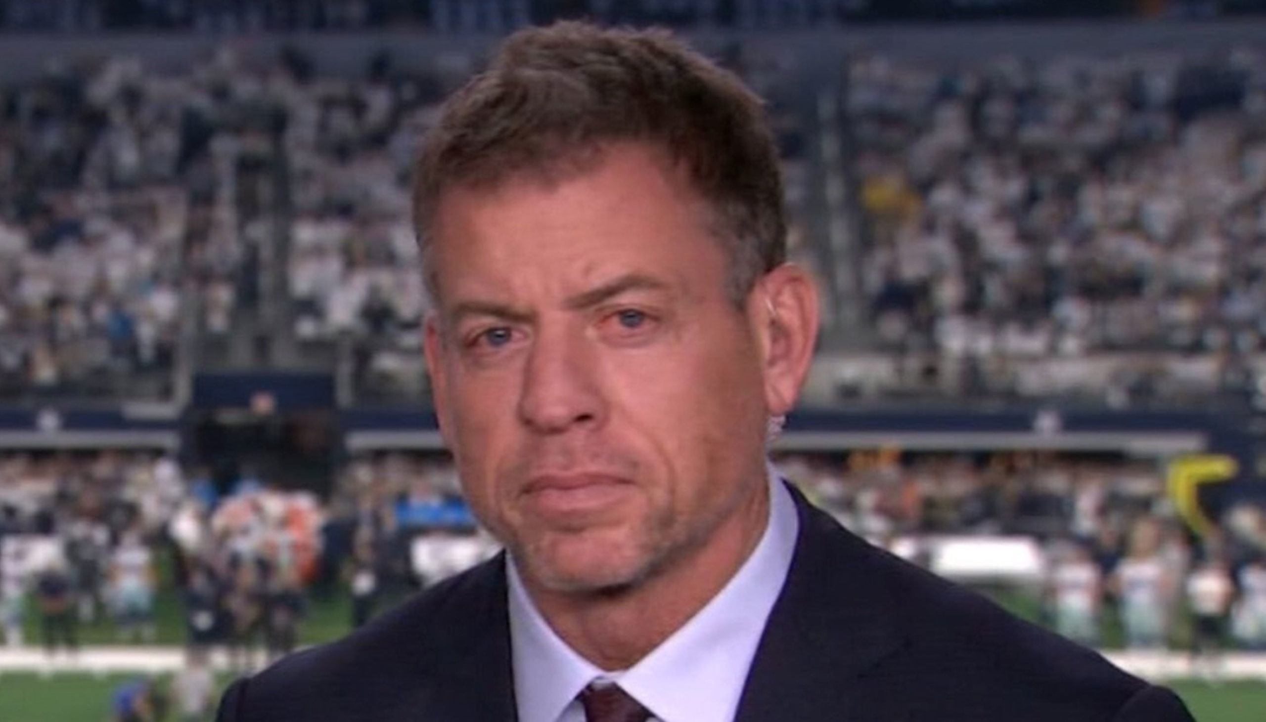 Troy Aikman Looked High As A Kite Prior To Calling Cowboys-Seahawks Game (P...