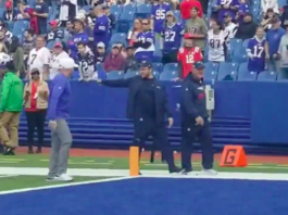 Watch: Sean McDermott barked at Patriots staffers who were watching Bills  warmups