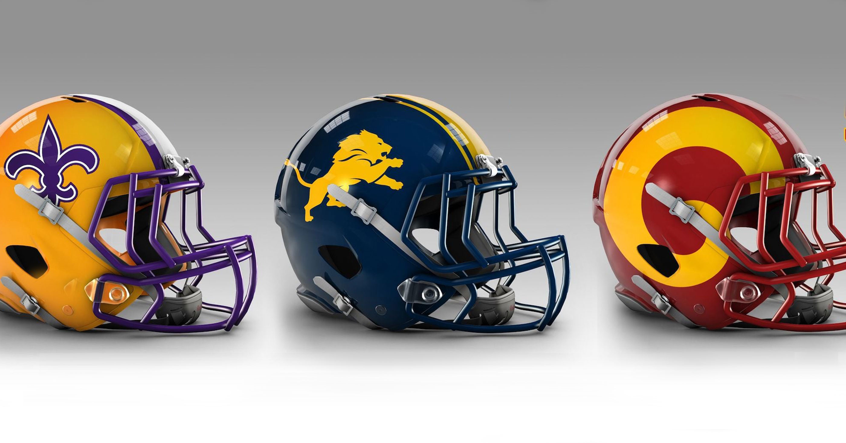 Designer Combines Helmet Of Every Nfl Team With Colors Of