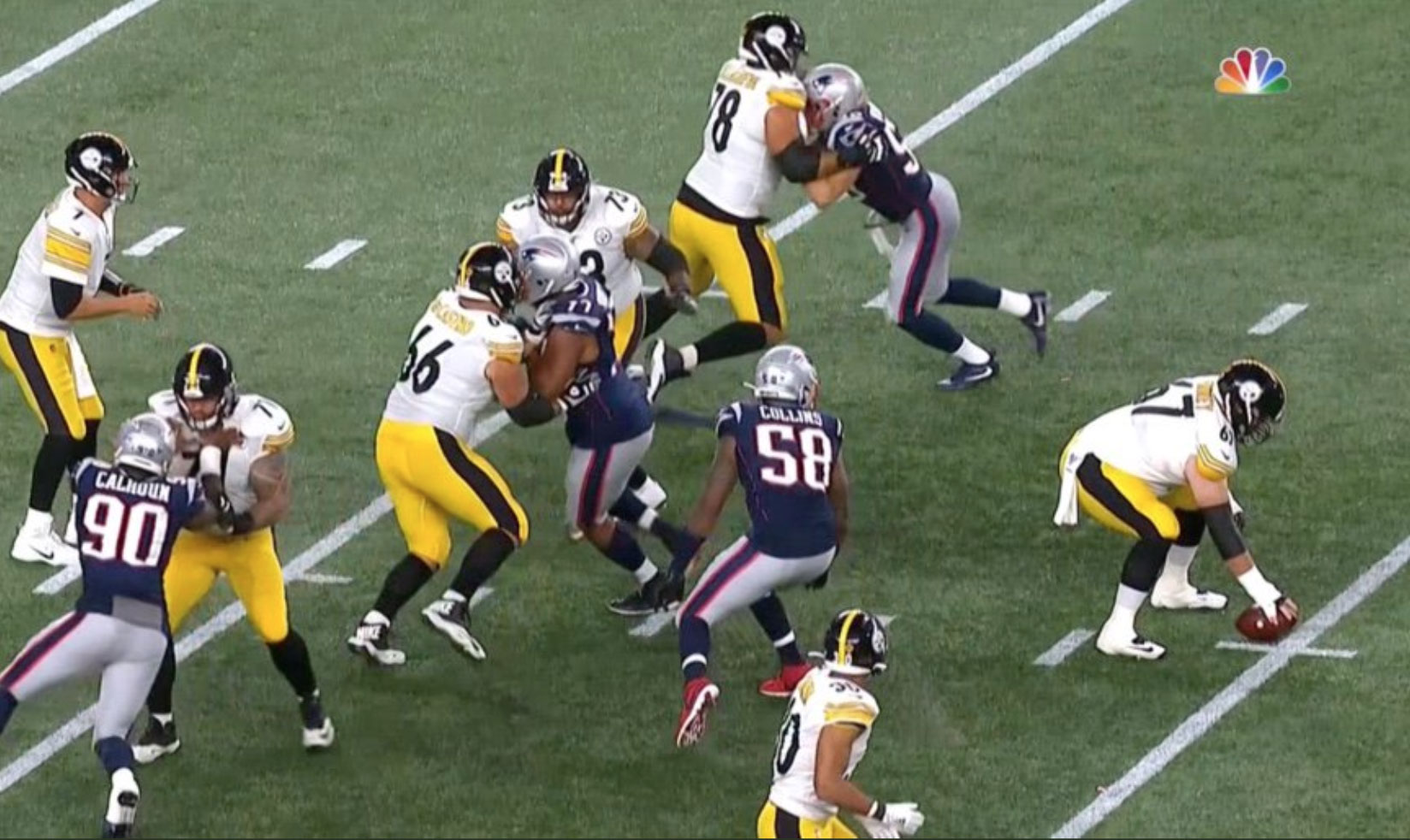 Steelers Get Called For Penalty After Center Forgets To Snap The ...