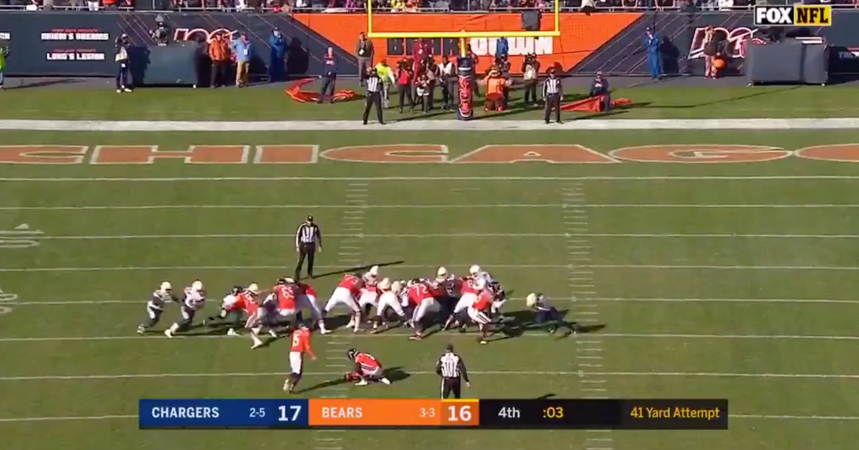 Bears Kicker Eddy Pineiro Misses Game Winning Field Goal To Lose