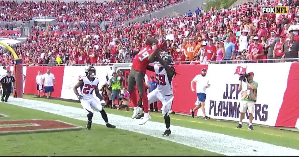 Bucs WR Breshad Perriman Makes An Incredible Tip-Toe Touchdown Catch Vs ...