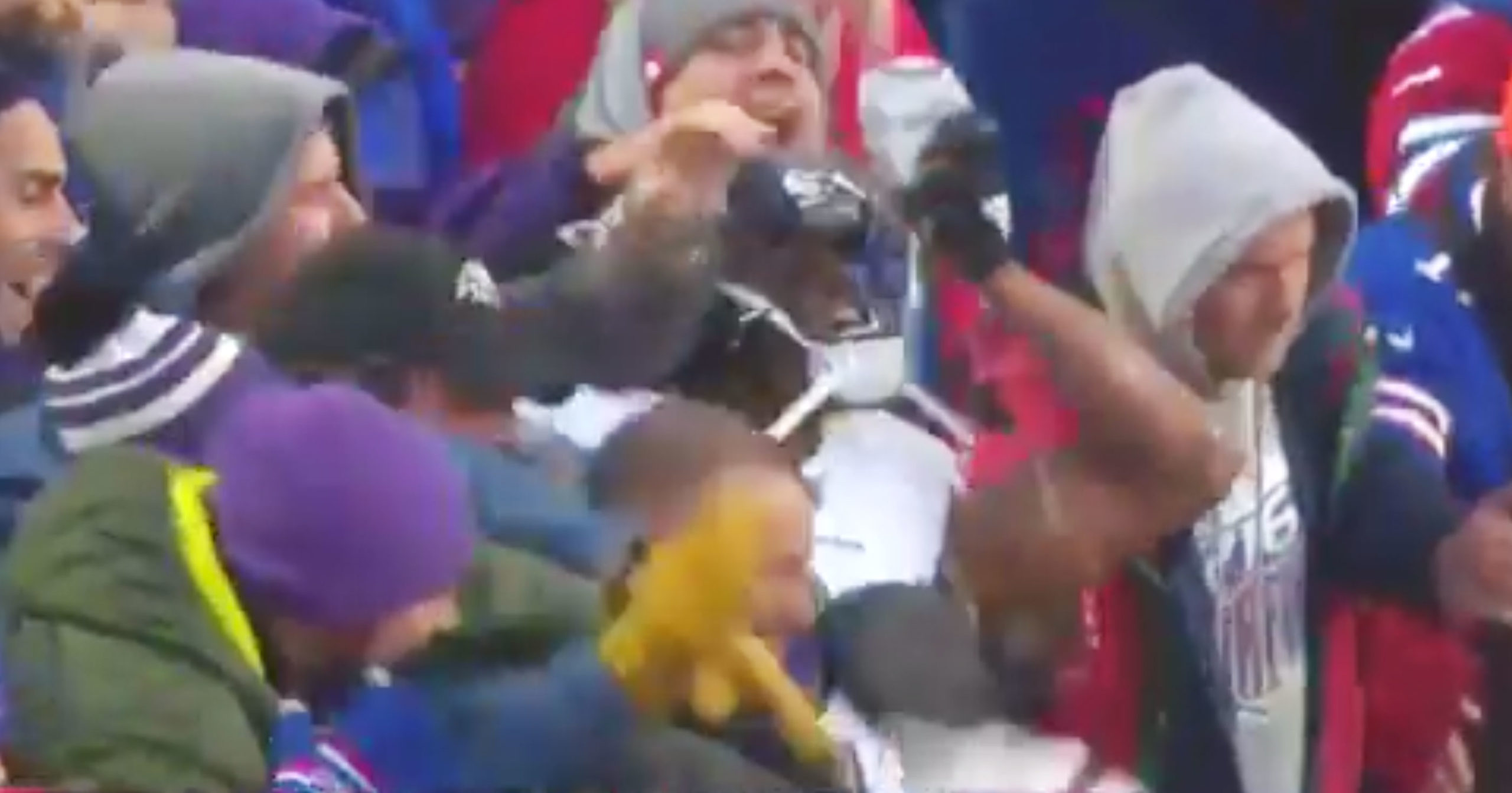 Marcus Peters Chugs Beer In The Stands With Fans During RavensBills