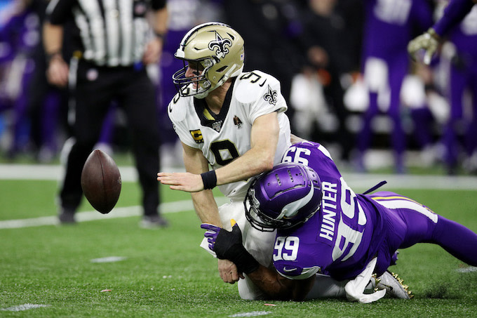 Saints Screwed by Referees During Vikings Fourth Quarter TD Drive