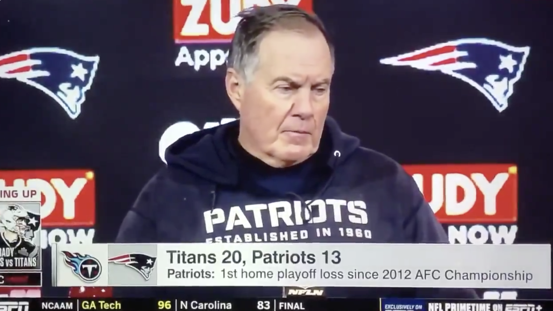 Bill Belichick Had The Perfect Answer To Reporter Asking About Patriots ...