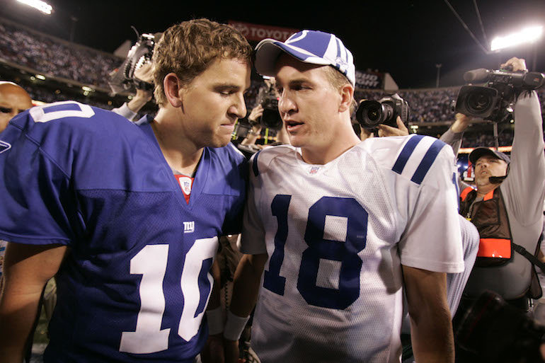 Peyton Manning Says Brother Eli Manning Is His Third Favorite Player Ever Video