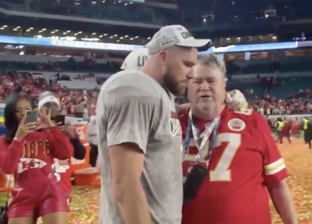 Watch Travis Kelce Dance With Taylor Swifts Dad During Eras Tour Stop   Screen Shot 2020 02 02 At 11.00.44 PM 1024x736 