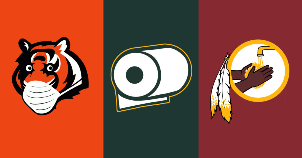 Cartoonist Hilariously Creates Coronavirus-Themed Logos For All 32 NFL