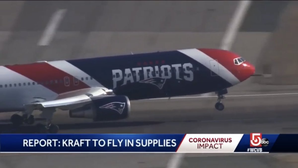 Robert Kraft Uses Patriots Plane To Fly Over 1 Million Masks From China ...