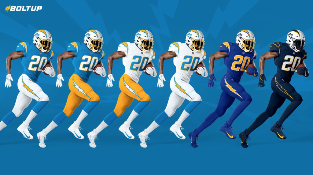 Los Angeles Chargers Unveil New Uniforms (PICS)