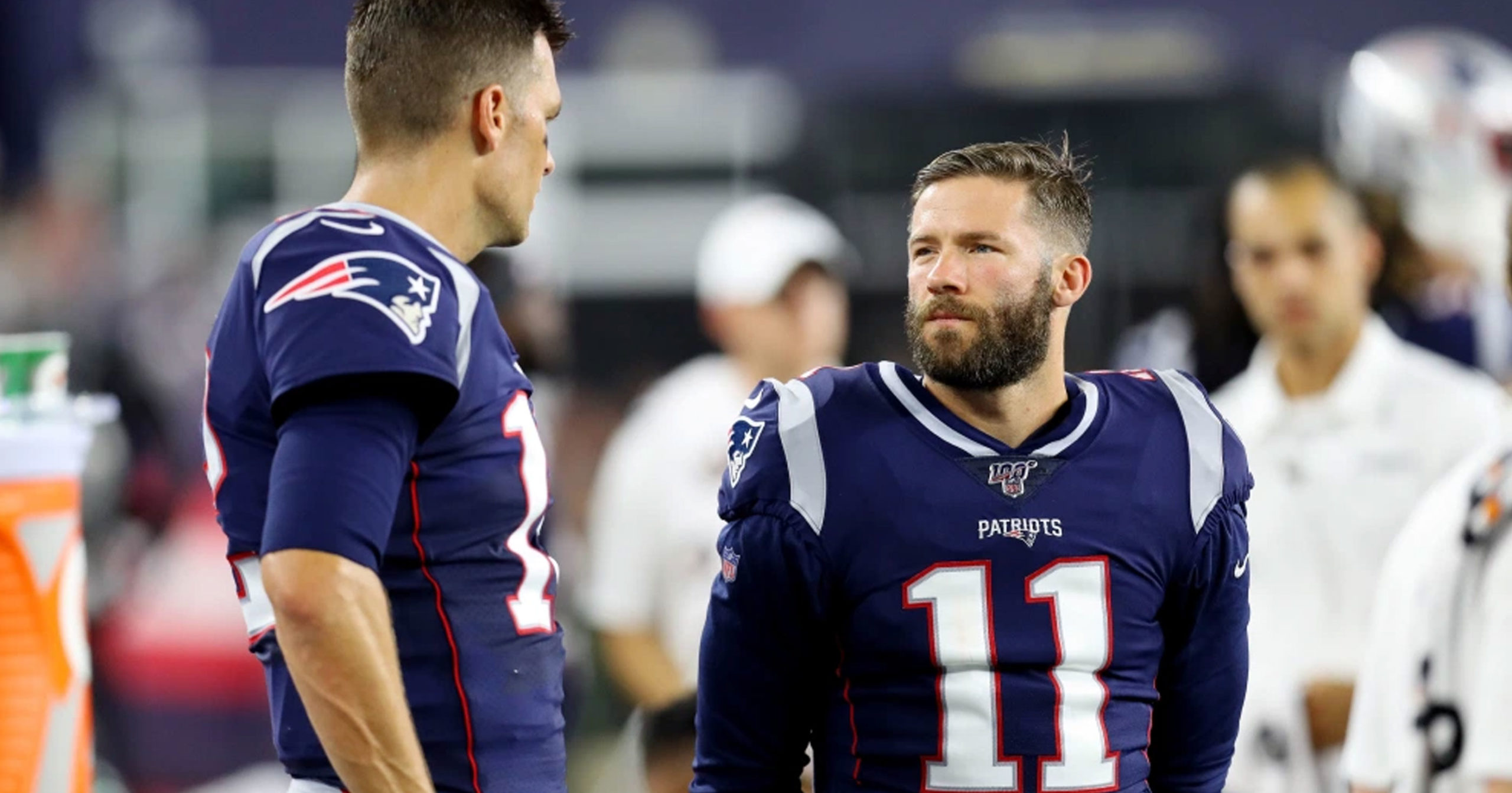 Tom Brady and Julian Edelman go back and forth on social media