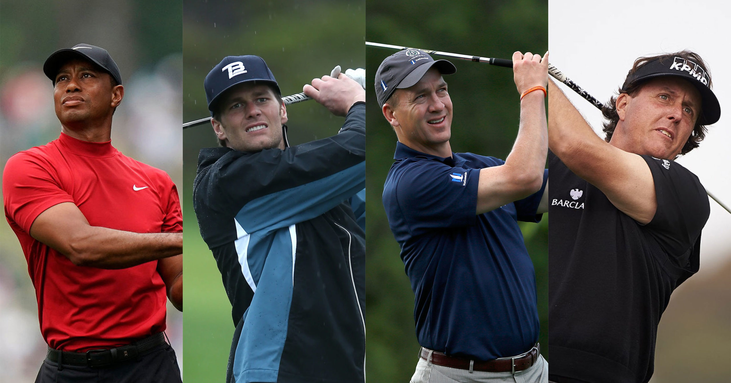 Tiger Woods, Phil Mickelson, Tom Brady & Peyton Manning To Face Off In ...