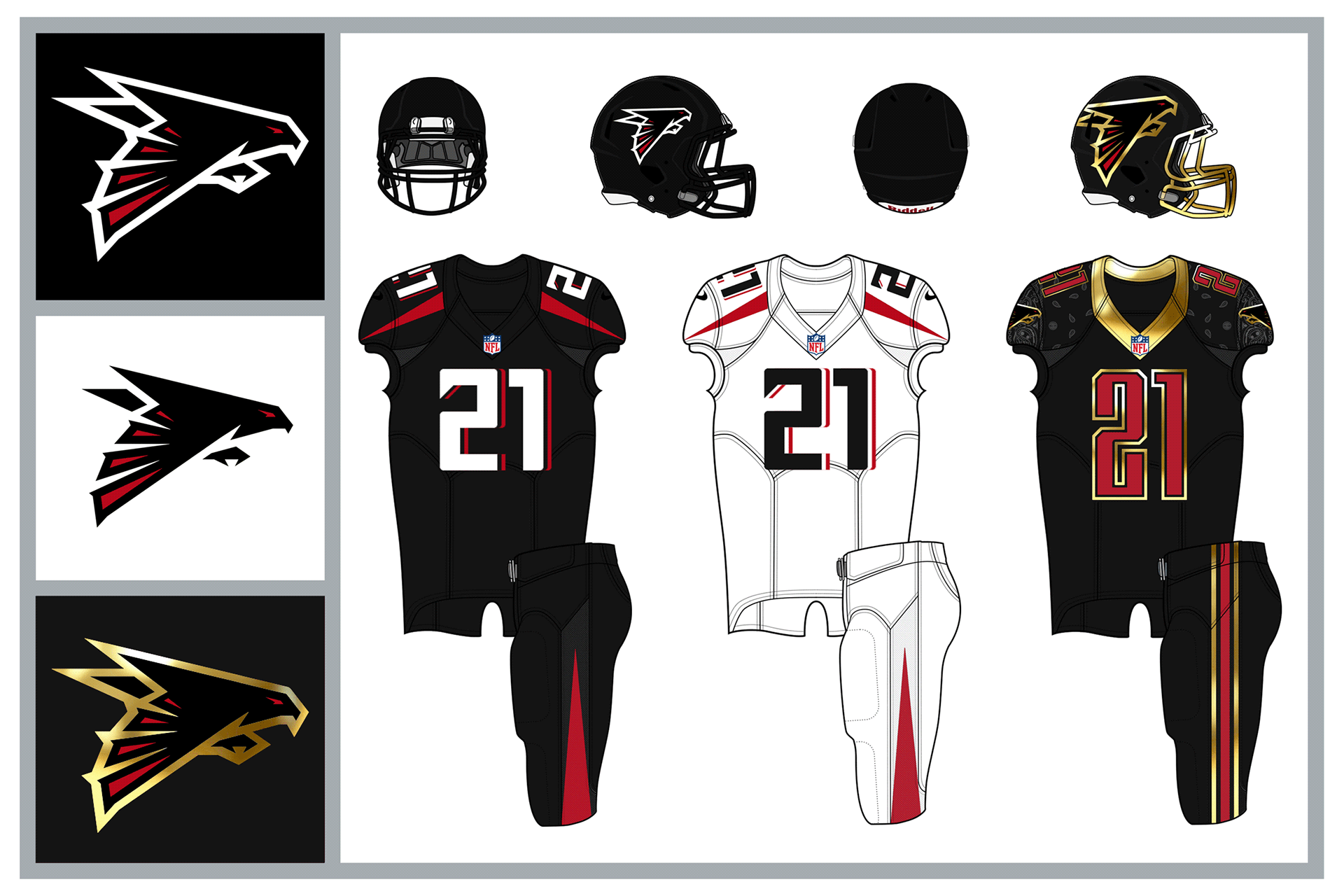 Designer Rebrands Every NFL Team, Complete With New Logo & Uniform