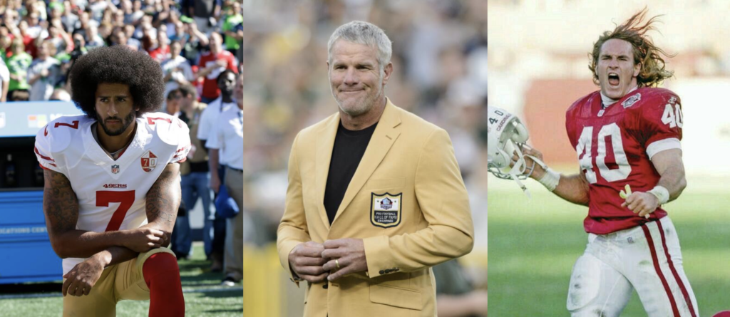 Former NFL QB Favre thinks Kapernick will be regarded like Tillman