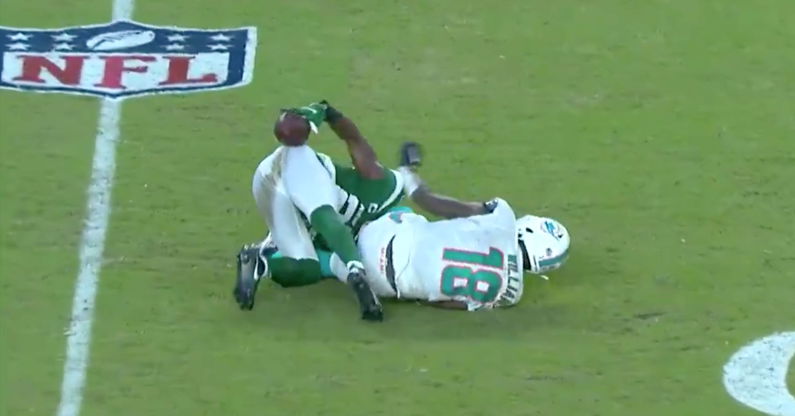 The Jets Had The Butt-Fumble, Now They Have The Butt-Interception (VIDEO)