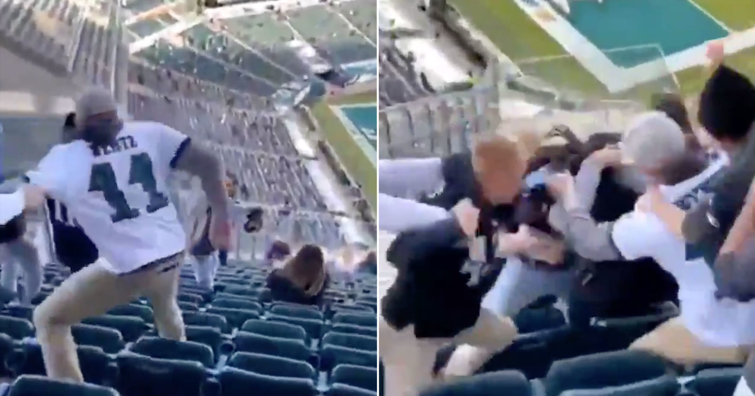 Eagles Fans Fight In The Stands On Their First Day Back From COVID Lockdown  – OutKick