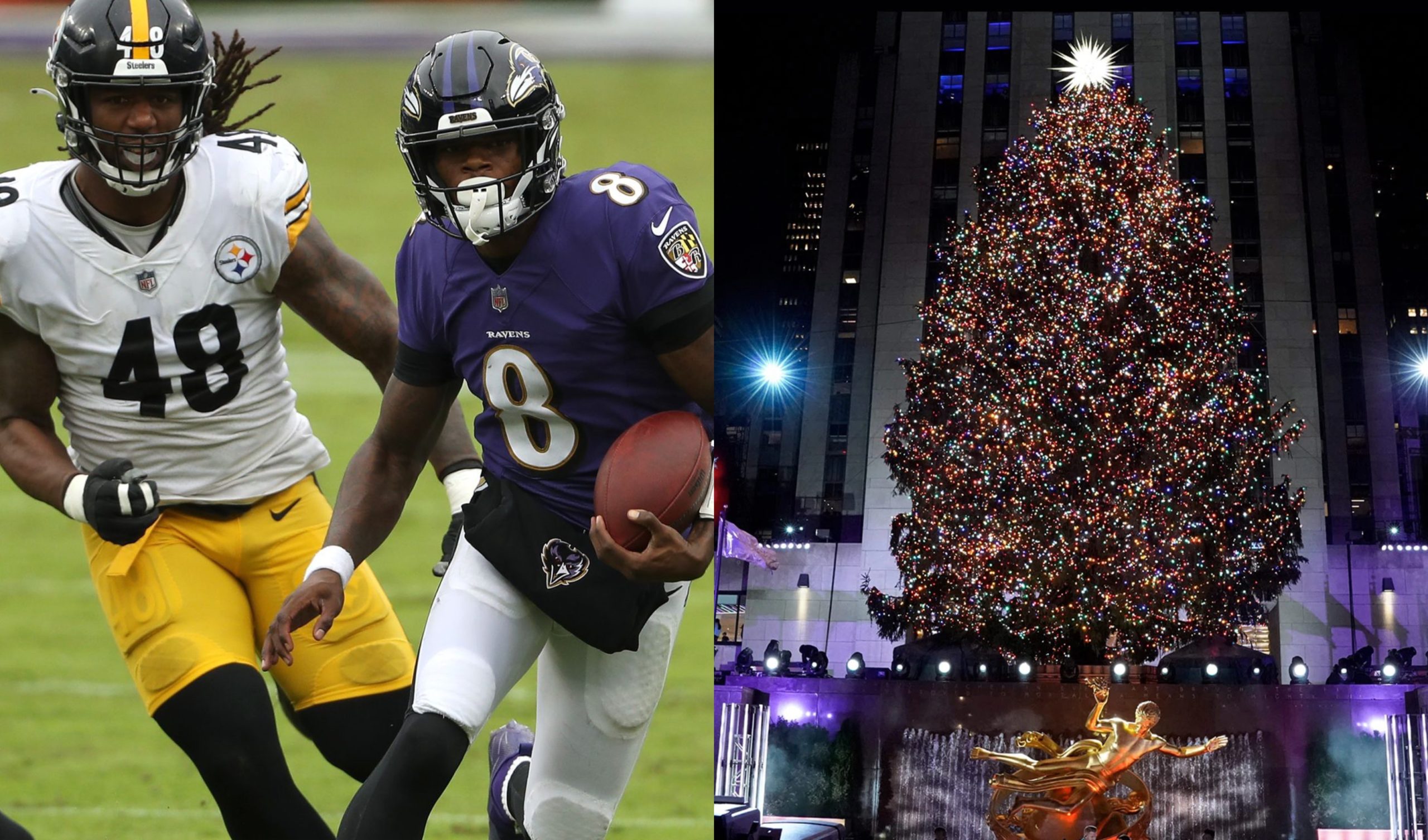 Ravens-Steelers Forced To Kickoff At 3:40PM Because NBC Has To Broadcast  The 88th Rockefeller Center Christmas Tree Lighting - Daily Snark