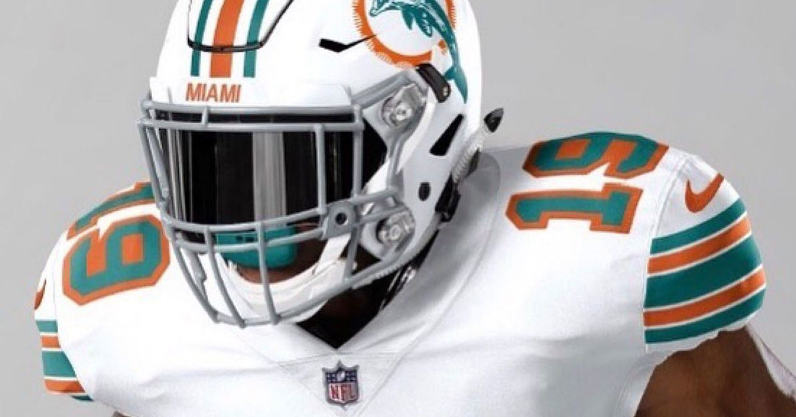 Miami Dolphins throwback jerseys have fan in Brian Flores