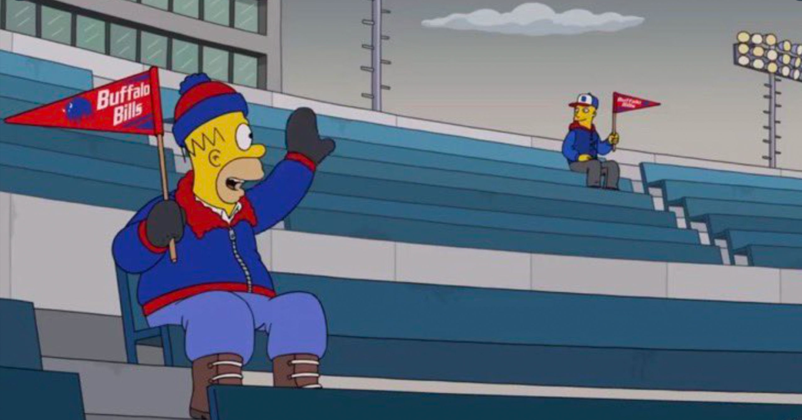 Did 'The Simpsons' correctly predict how fans will attend games at Bills  Stadium for the playoffs?