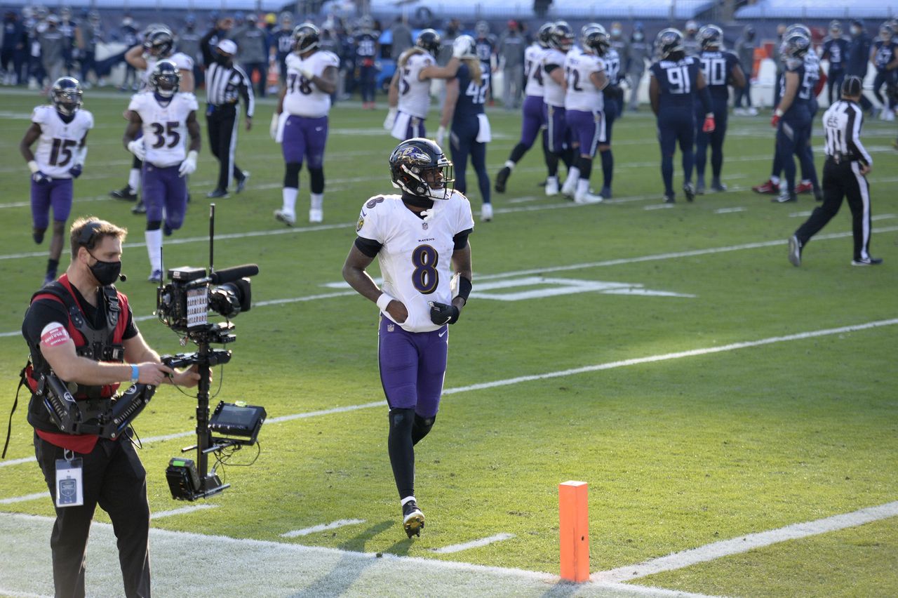 Lamar Jackson Gets Revenge Game vs Tennessee Titans in 2021 Playoffs