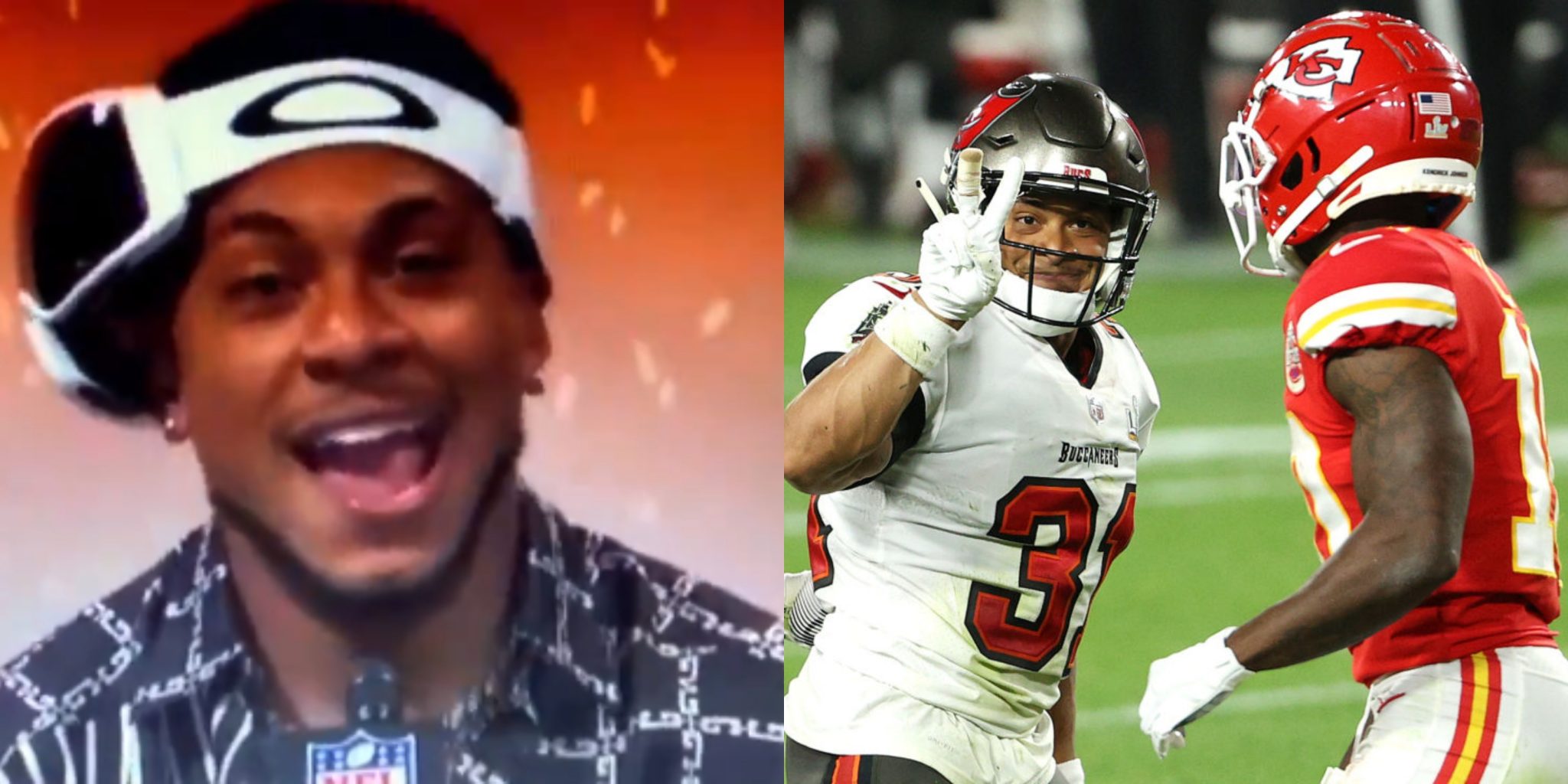 Tampa Bay Buccaneers' Antoine Winfield Jr. enjoys taunting payback