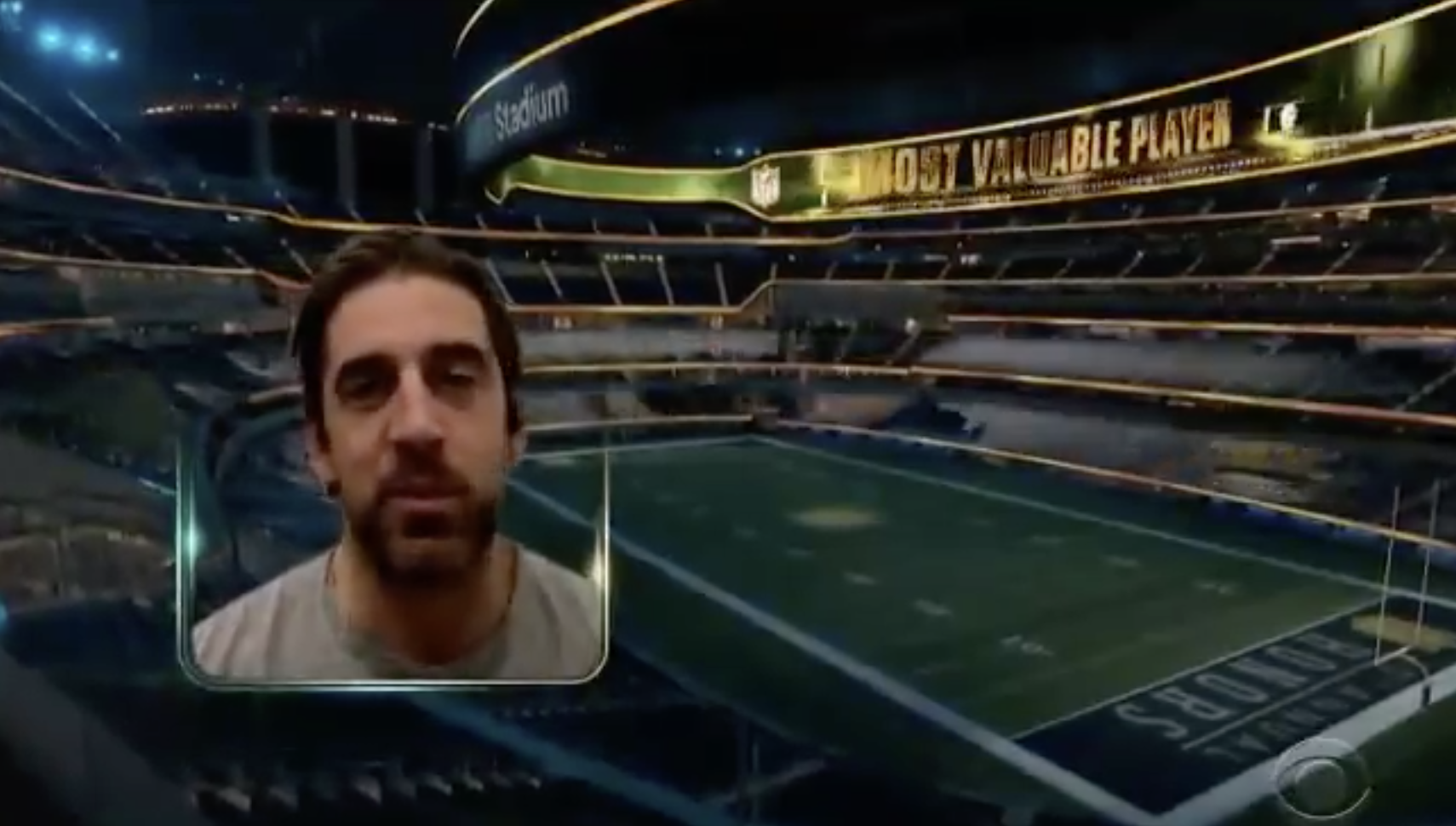 Aaron Rodgers Casually Announces That He's Engaged During MVP Award