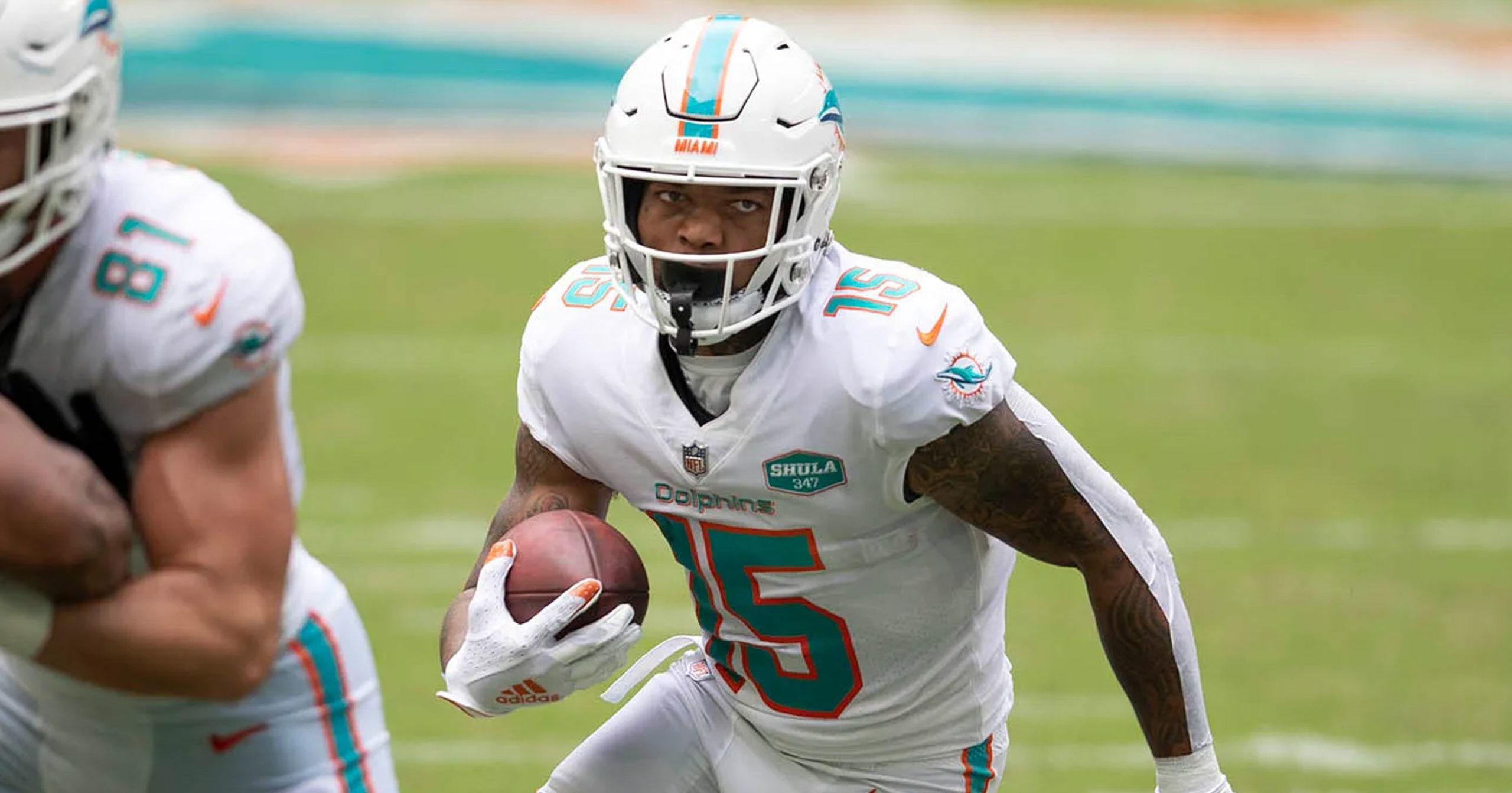 Miami Dolphins wide receiver Lynn Bowden Jr. gave himself the worst Fins  tattoo of all time. No regerts, baby, This is the Loop