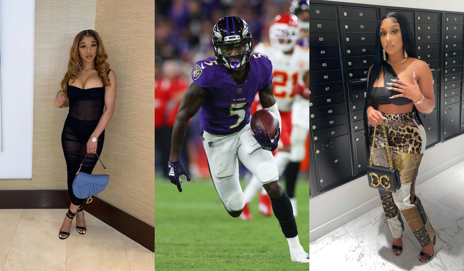 Ravens WR Hollywood Brown Reportedly Had Both Of His Girlfriends