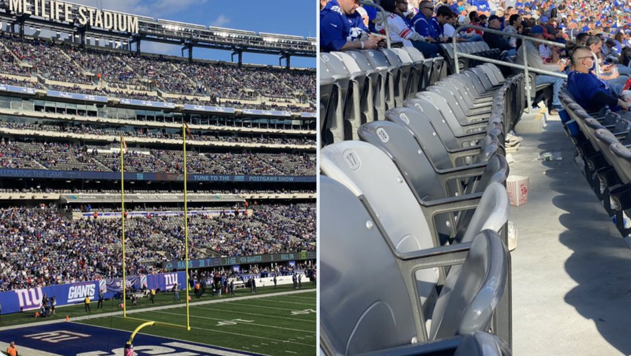 Look: MetLife Stadium Is Pretty Empty At Kickoff Today - The Spun