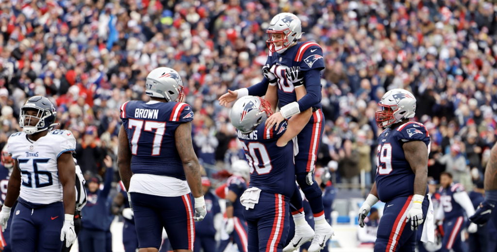 mac jones gifts patriots offensive linemen bitcoin for the holidays