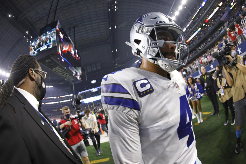 Dak Prescott: Dallas Cowboys star apologizes for praising fans who threw  trash at officials after playoff loss