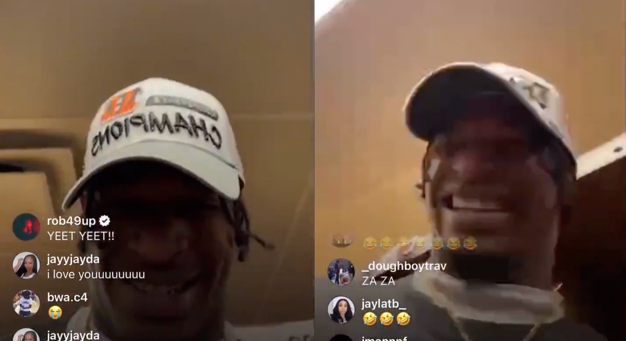 Ja'Marr Chase On Instagram Live After Winning AFC Championship Game:  Smoking That KC Pack Tonight - Daily Snark