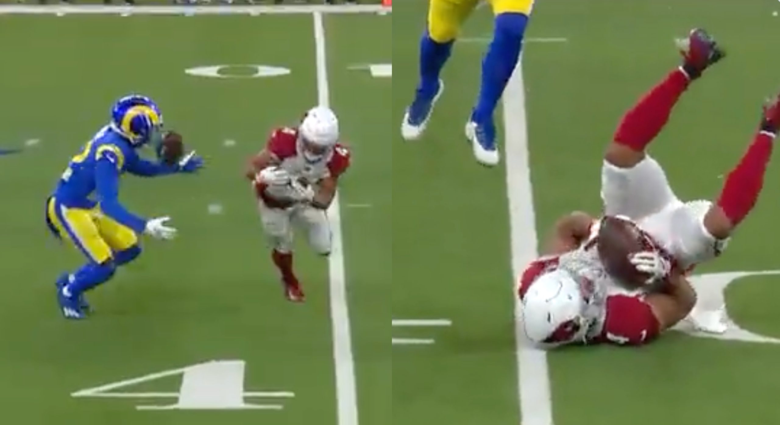 Cardinals WR Rondale Moore Makes An Insane Catch After Having The Ball ...