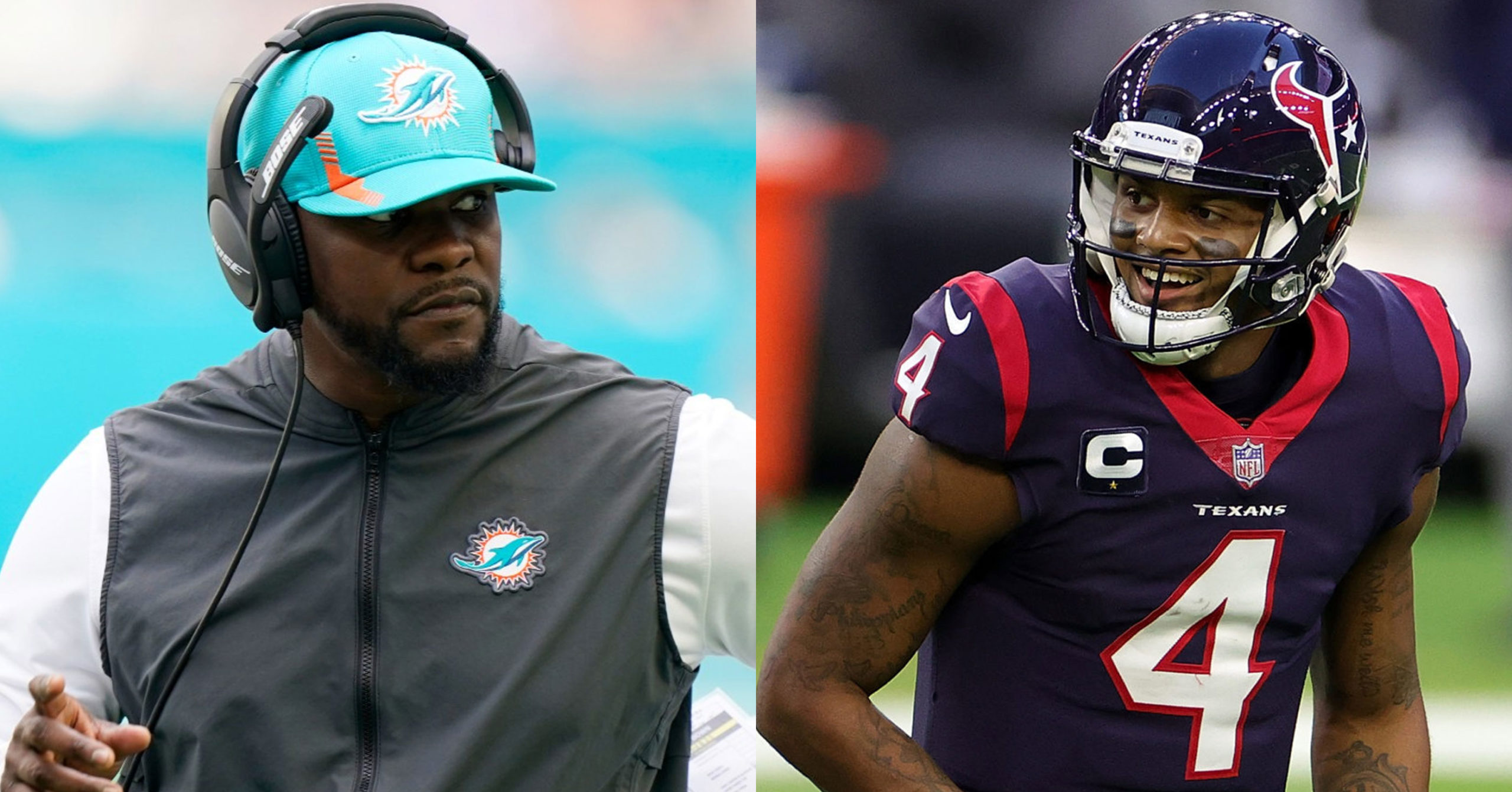 Deshaun Watson, newly-fired Brian Flores want to team up