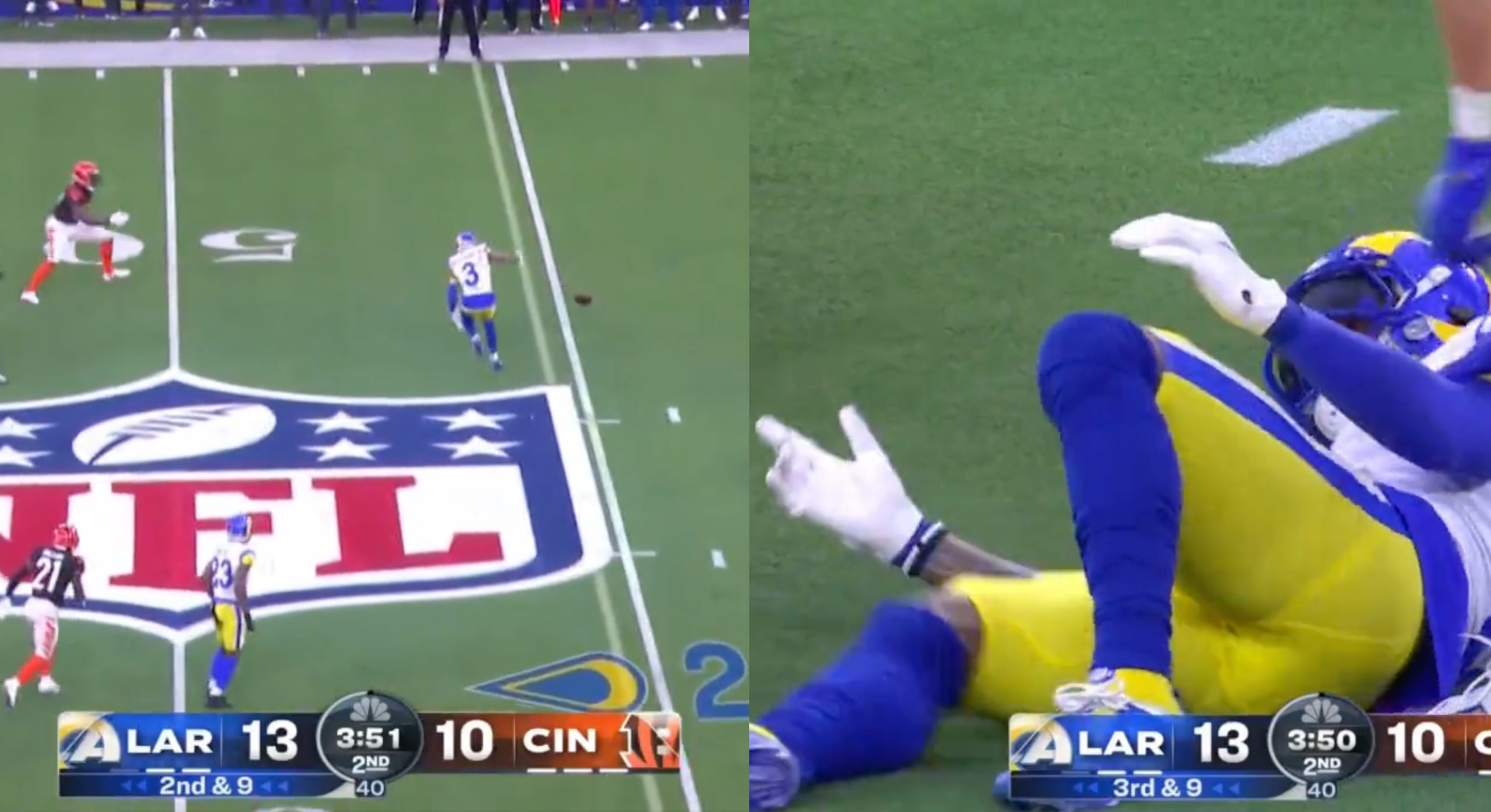 Rams WR Odell Beckham suffers knee injury in second quarter of