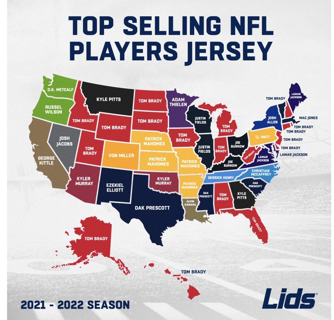 most popular nfl jersey sales