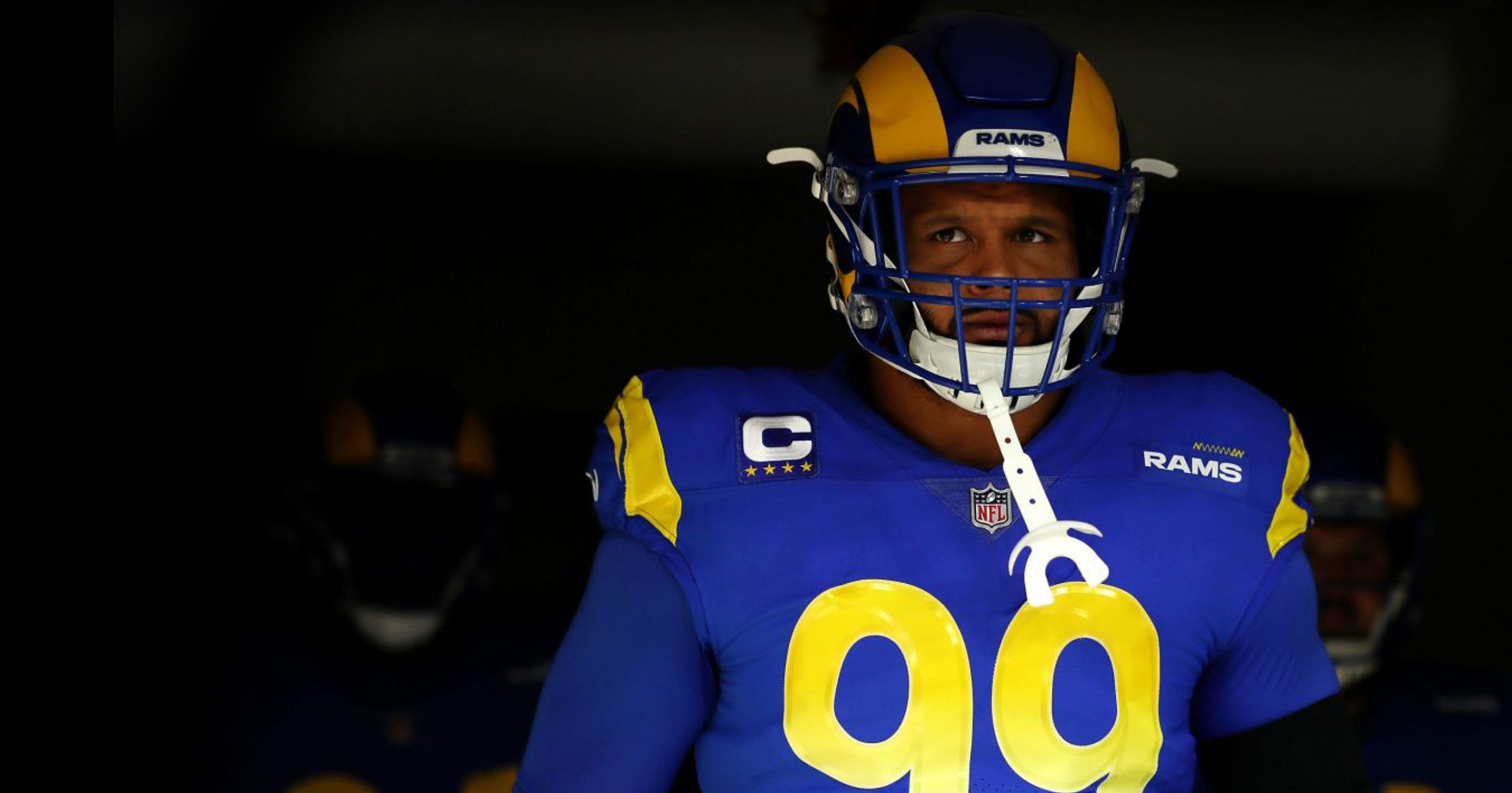 Aaron Donald told NBC's Rodney Harrison he might retire with Super