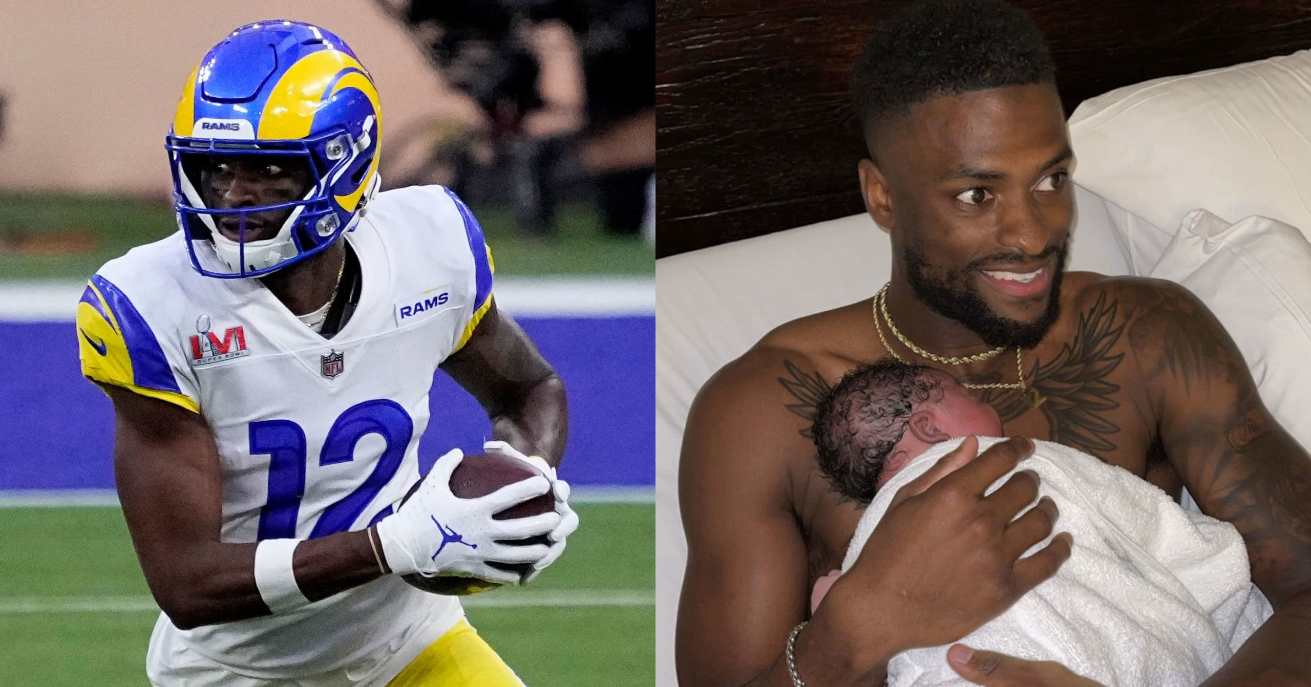 Rams WR Van Jefferson's Wife Goes Into Labor During Super Bowl