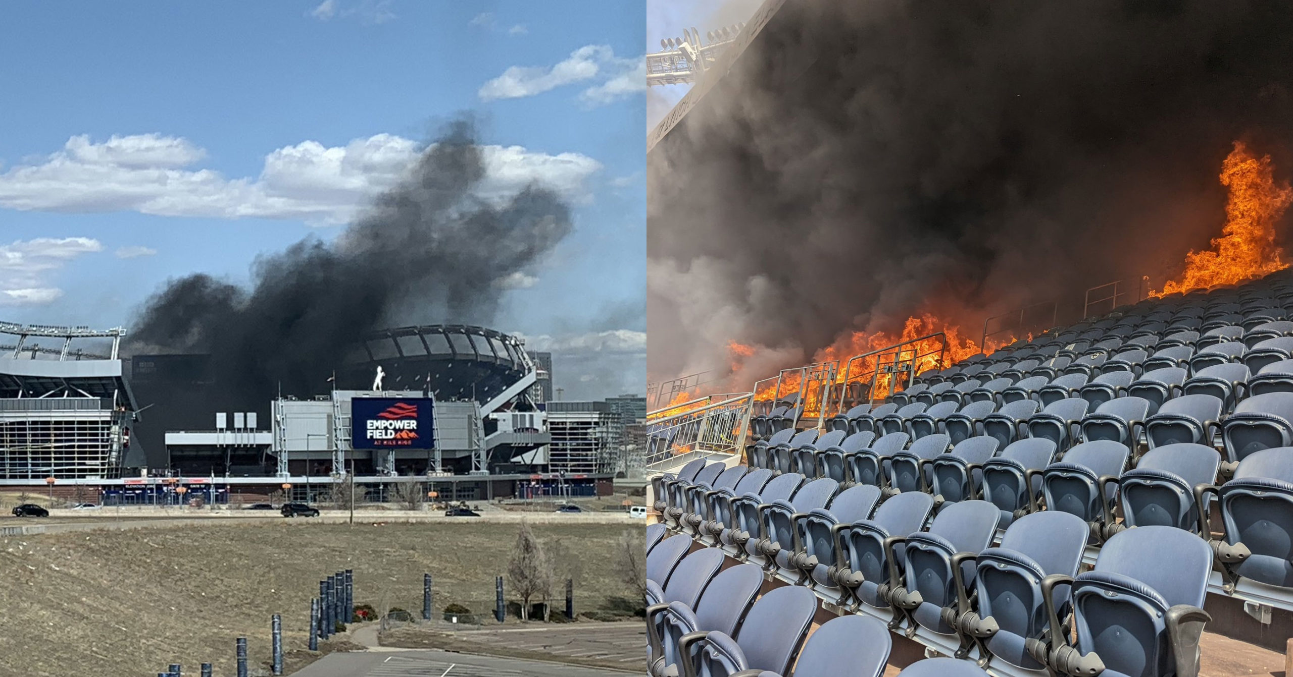 Denver Broncos' Empower Field at Mile High Catches Fire – NBC4