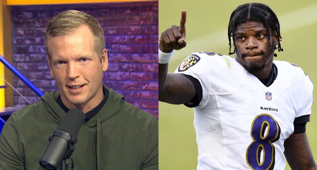 Ravens QB Lamar Jackson calls out Chris Simms for picking on him