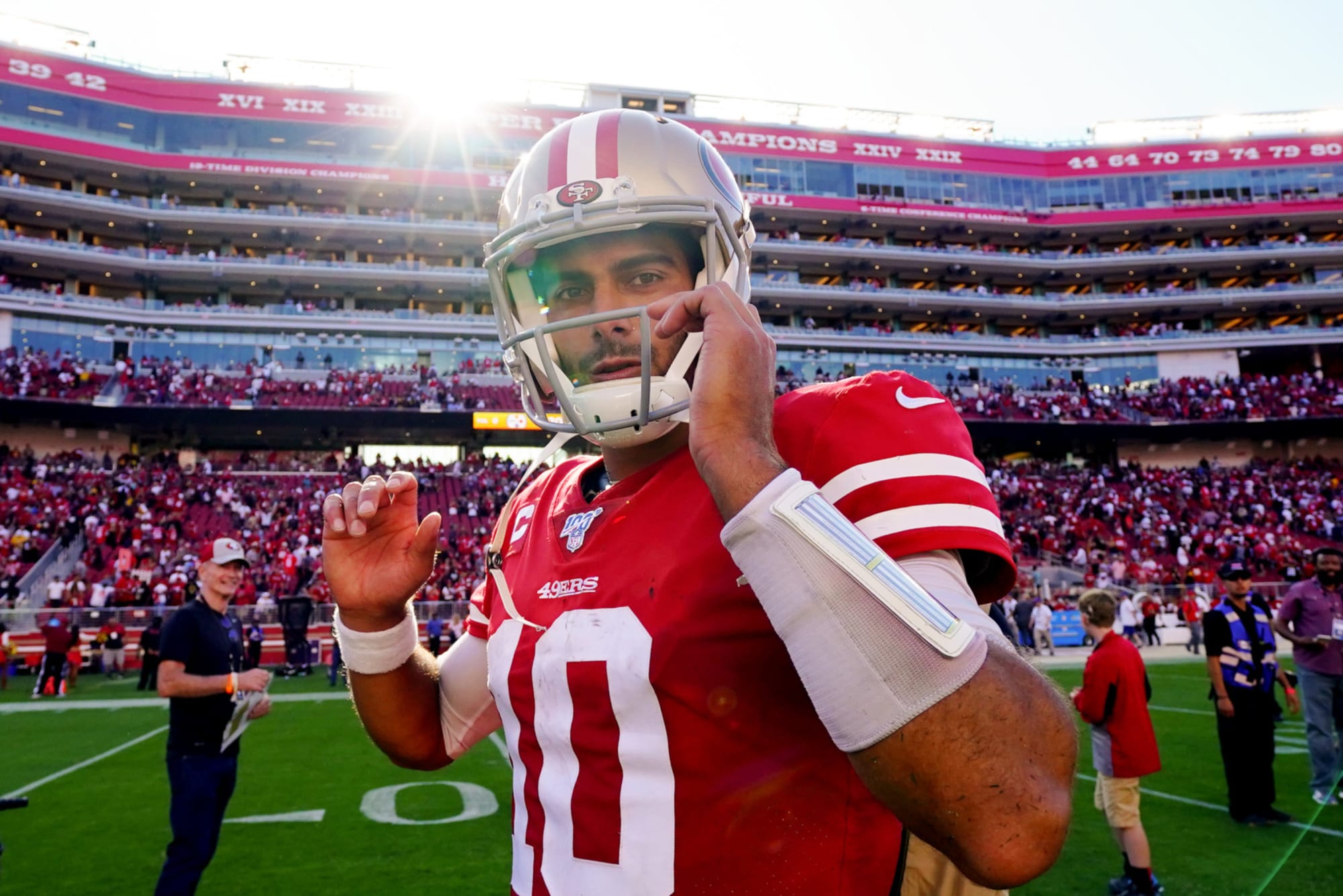 Should Browns trade for Jimmy Garoppolo after Watson suspension?